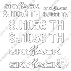 Fits SkyJack SJ1056TH Decal Kit Telehandler (White Cut ONLY)