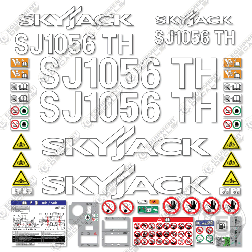 Fits SkyJack SJ1056TH Decal Kit Telehandler (FULL KIT)