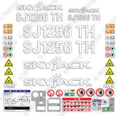 Fits SkyJack SJ1256TH Decal Kit Telehandler (FULL KIT)