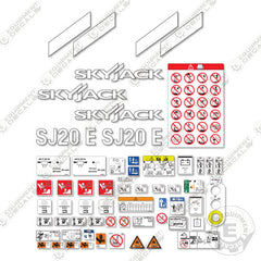 SkyJack SJ20E Decal Kit Man Lift