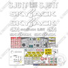 Image of Fits SkyJack SJ61T Decal Kit Boom Lift
