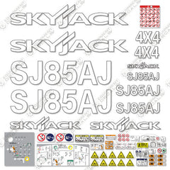 Fits SkyJack SJ85AJ Decal Kit Boom Lift