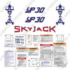 Fits SkyJack SJP 30 Decal Kit Man Lift