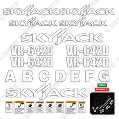 Fits Skyjack VR-642D Decal Kit Telehandler