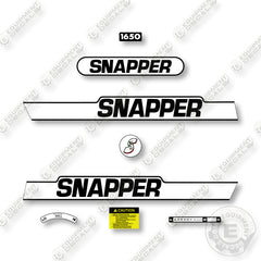 Snapper 1650 Decal Kit Tractor - Aftermarket Kit