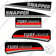 Fits Snapper Turf Cruiser Decal Kit UTV - UVG1621BV