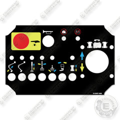 Fits Snorkel A38E Control Decal Kit Boom Lift