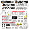 Image of Fits Snorkel S3006P Decal Kit Scissor Lift