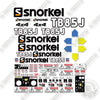 Image of Snorkel TB85J Full Decal Kit Boom Lift - Aftermarket Kit