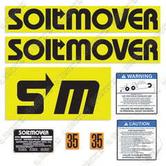 SoilMover 35 Decal Kit Scraper