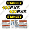 Image of Fits Stanley 100EXS Decal Kit Hydraulic Hammer