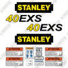 Image of Fits Stanley 40EXS Decal Kit Hydraulic Hammer