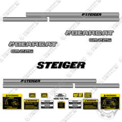 Fits Steiger Bearcat CM-225 Decal Kit Tractor