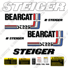 Fits Steiger Bearcat ST225 Decal Kit Tractor