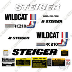 Fits Steiger RC210 Decal Kit Tractor