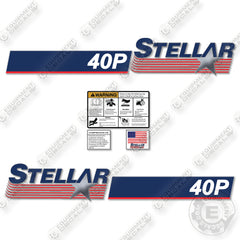 Stellar 40P Decal Kit Air Compressor - Aftermarket Kit