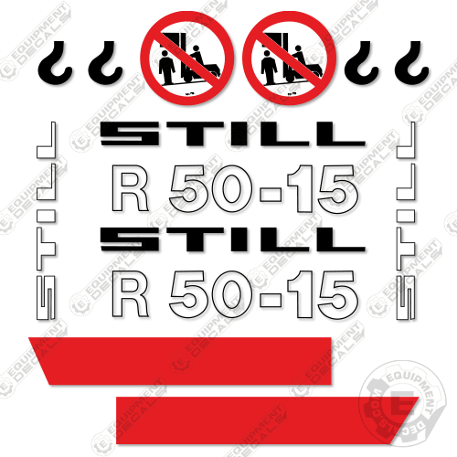 Still R50 Parts Fits Still R50-15 Decal Kit Forklift – Equipment Decals