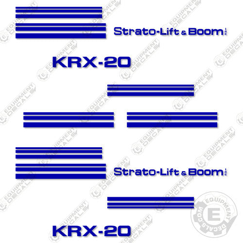 Fits Stratos Lift KRX-20 Decal Kit Scissor Lift
