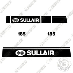 Fits Sullair 185D DPQ KU4F Decal Kit Air Compressor
