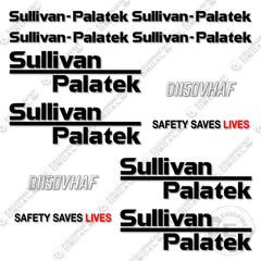 Fits Sullivan Palatek D1150VHAF Decal Kit Compressor