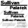 Image of Fits Sullivan Palatek D375HAF Decal Kit Compressor