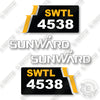 Image of Sunward SWTL4538 Decal Kit Compact Track Loader - Aftermarket Kit