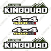 Image of Suzuki Kingquad 400asi Decal Kit ATV - Aftermarket Kit