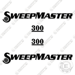 Fits Sweepmaster 300 Decal Kit Road Sweeper Truck