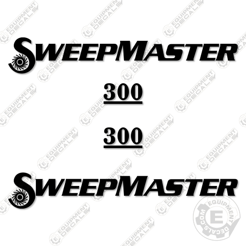 Sweeper Sticker Fits Sweepmaster 300 Decal Kit Road Sweeper Truck – Equipment Decals