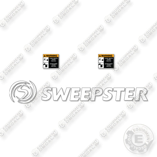Sweepster WSP36 Decal Kit Sweeper - Aftermarket Kit