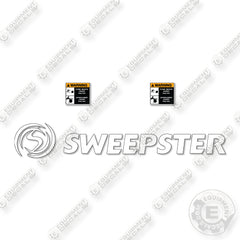 Sweepster WSP36 Decal Kit Sweeper - Aftermarket Kit