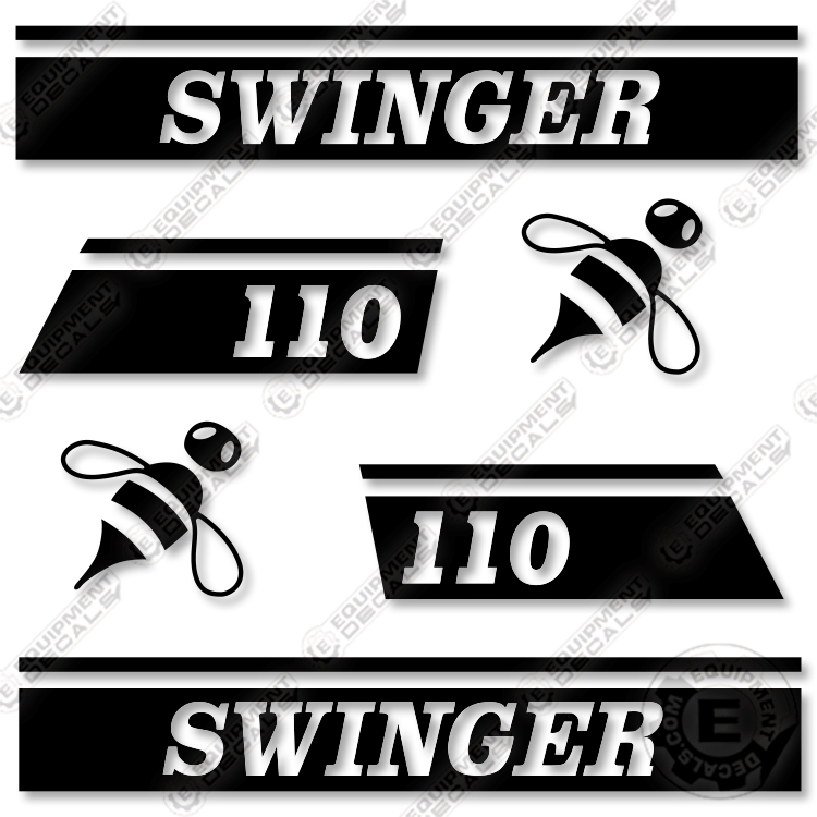 Fits Swinger 110 Decal Kit Wheel Loader