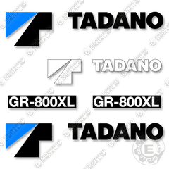 Fits Tadano GR-800XL Decal Kit Crane Truck