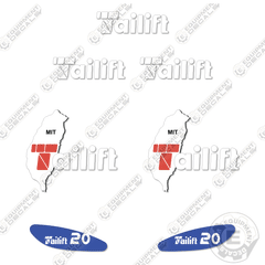 Fits Tailift 20 Decal Kit Forklift