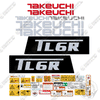 Image of Fits Takeuchi TL6R Decal Kit Skid Steer Loader