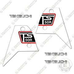 Fits Takeuchi TS50R Decal Kit Skid Steer Loader