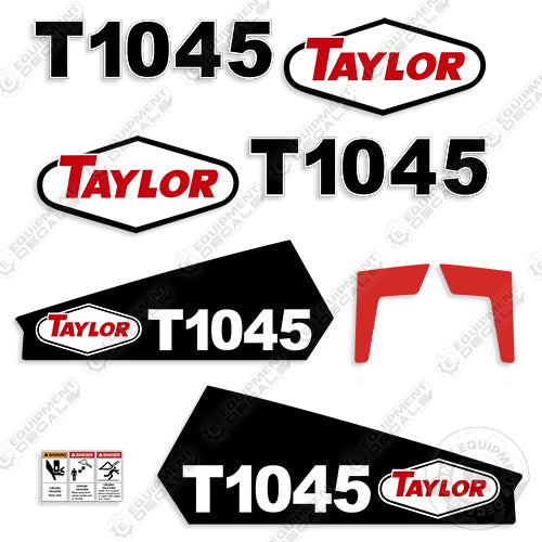 Fits Taylor T1045 Decal Kit Wheel Loader