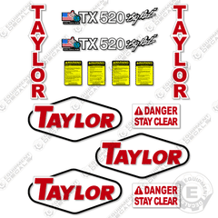 Fits Taylor TX520 Decal Kit Forklift