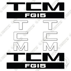 Fits TCM FG15 Decal Kit Forklift