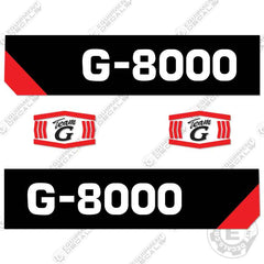 Team G G-8000 Decal Kit Water Truck