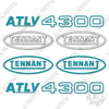 Image of Tennant 4300 ATLV Decal Kit ATLV - Aftermarket Kit