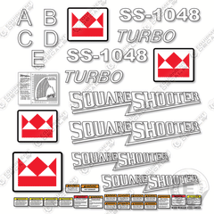 Fits Terex SS-1048 Turbo Decal Kit Telehandler - SharpShooter