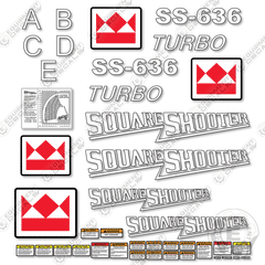 Fits Terex SS-636 Turbo Decal Kit Telehandler - SharpShooter