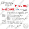 Image of Terex 1-120RS Decal Kit Impact Crusher-Aftermarket Kit