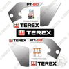 Image of Terex PT-80 Decal Kit Compact Track Loader - Aftermarket Kit