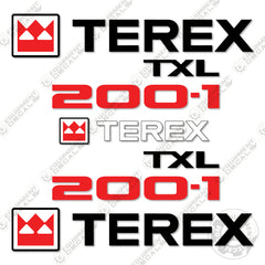 Terex TXL200-1 Decal Kit Wheel Loader - Aftermarket Kit