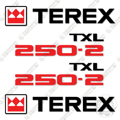 Terex TXL250-2 Decal Kit Wheel Loader - Aftermarket Kit