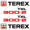 Image of Terex TXL300-2 Decal Kit Wheel Loader - Aftermarket Kit