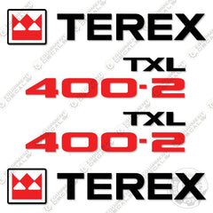 Terex TXL400-2 Decal Kit Wheel Loader - Aftermarket Kit
