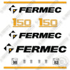 Image of Fits Terex-Fermec 150 Decal Kit Mini Excavator